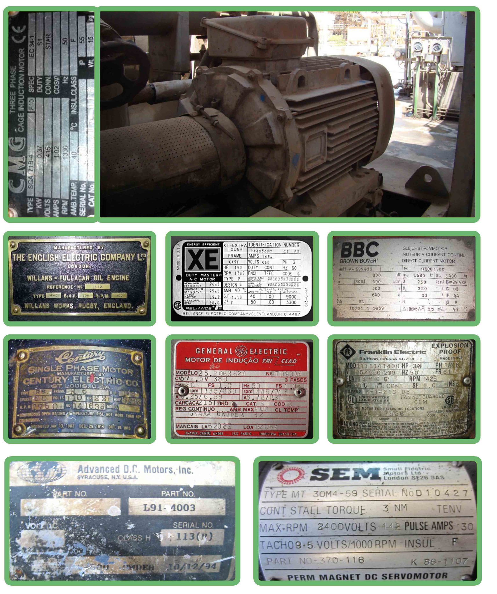 Obsolete motor drop-in replacement without site changes
