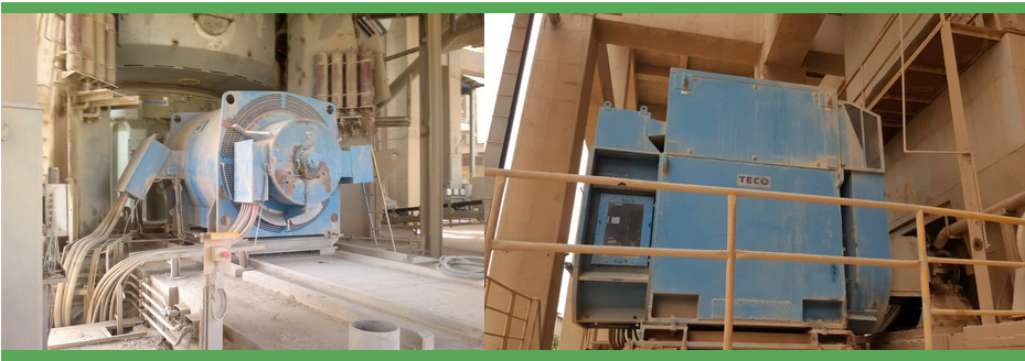Cooling upgrade for 4,600 kW replacement motor